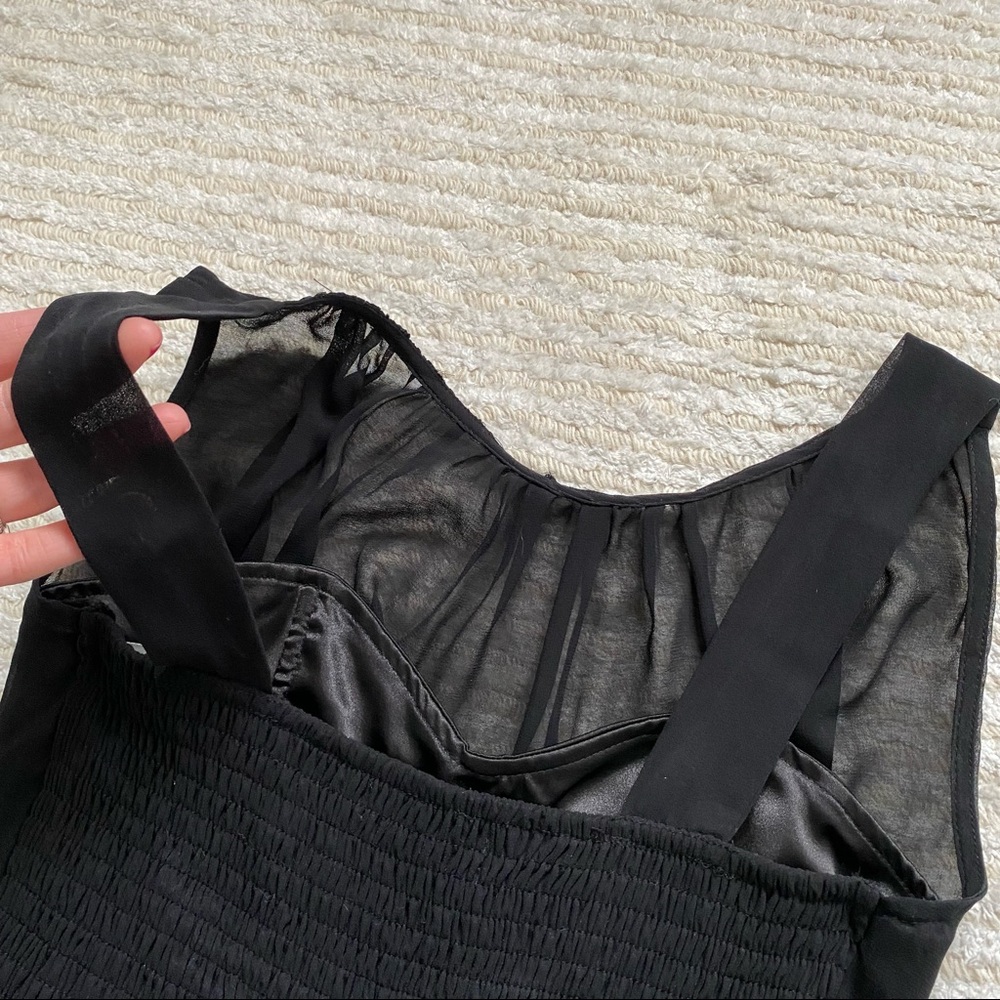 Little Mistress chiffon black dress - Picture 15 of 16